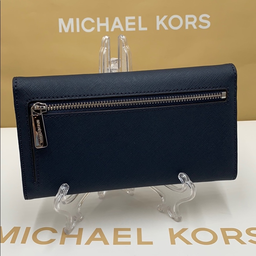 Michael Kors Jet Set Travel Lg Trifold Wallet - Picture 14 of 16
